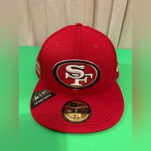 New Era Fitted 49ers Hat 7 1/4
